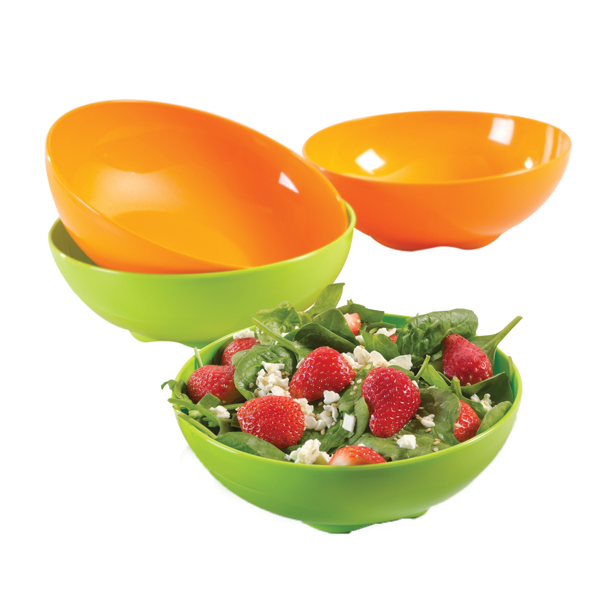 Set de platos ondos (4) Tupperware 700 ml, para servir en la mesa recetas frías  calientes