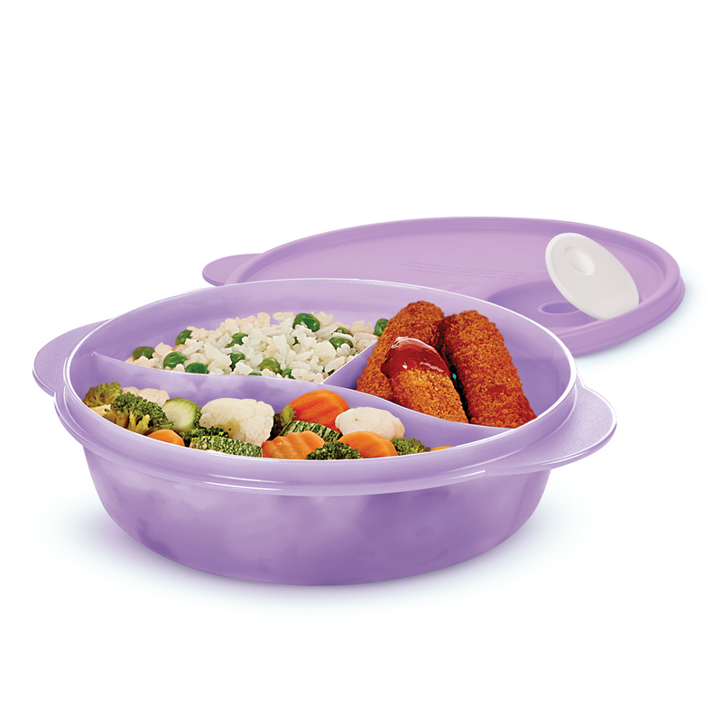 Tupper para Microondas con Divisiones 850ml Tupperware