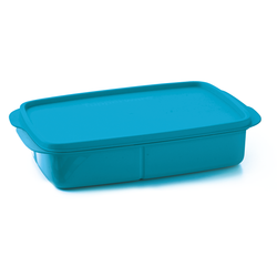 Tupperware para lunch con divisiones 550 ml Tupperware Azul