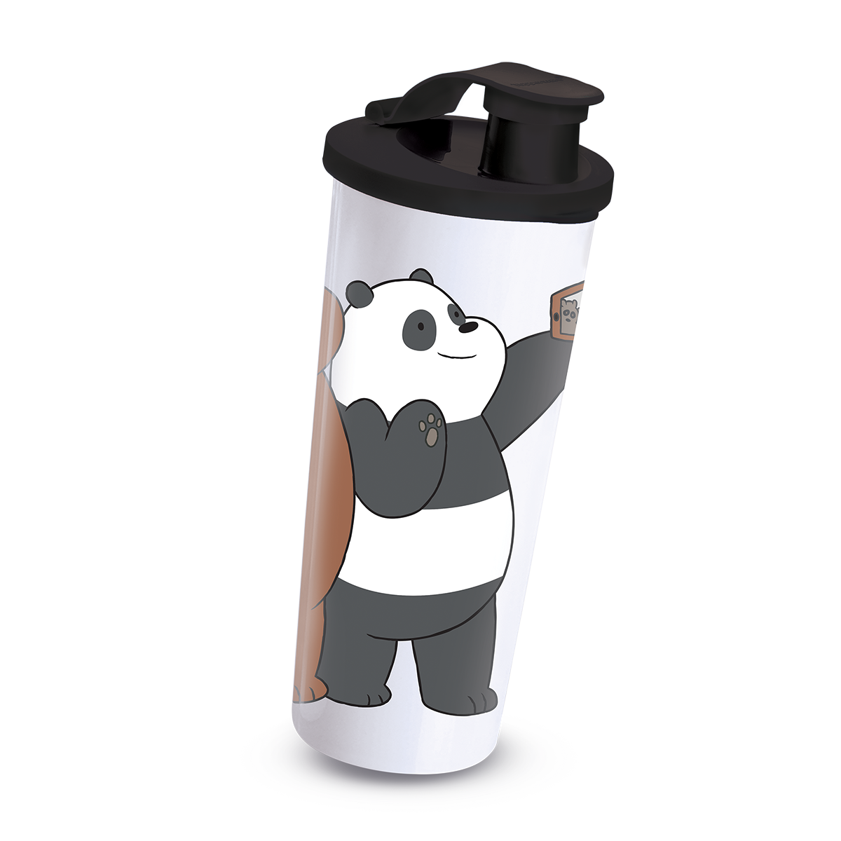 Bebe tu bebida favorita en este set práctico vaso con tapa incluida 